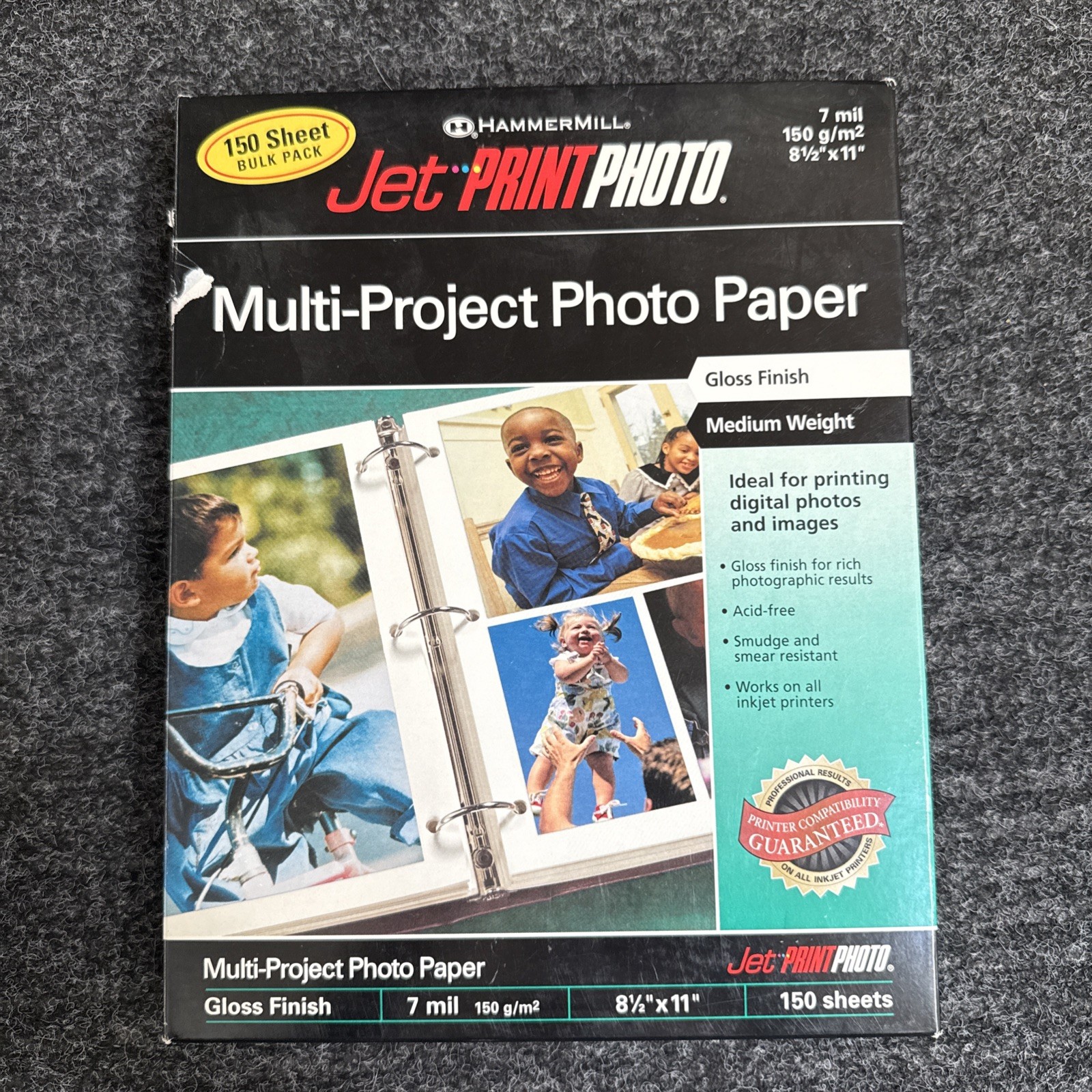 Hammermill Multi- Project Gloss Photo Paper 7 Mil 150 Sheets, 8.5 x 11