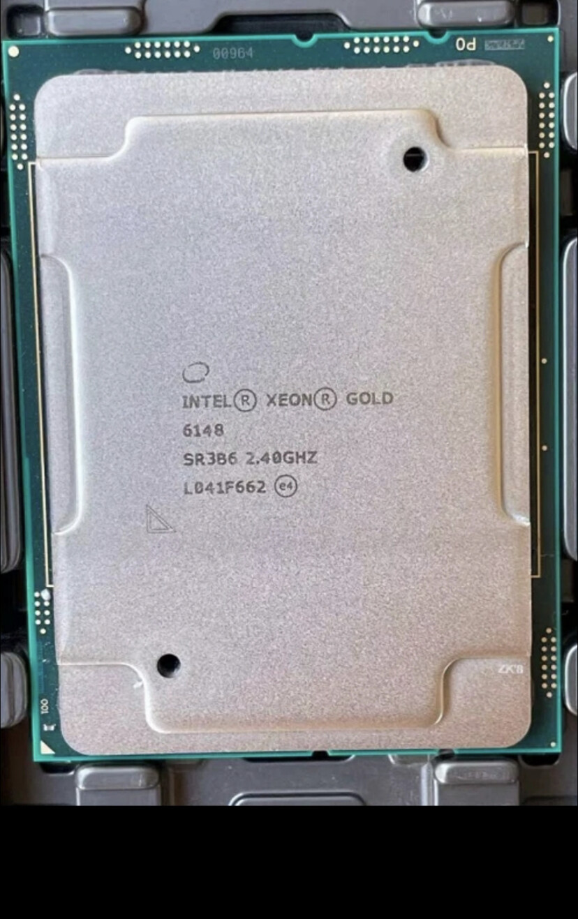 Intel Xeon Gold 6148 SR3B6 LGA3647 CPU Processor 2.40GHz 20Cores 40Thread 27.5MB