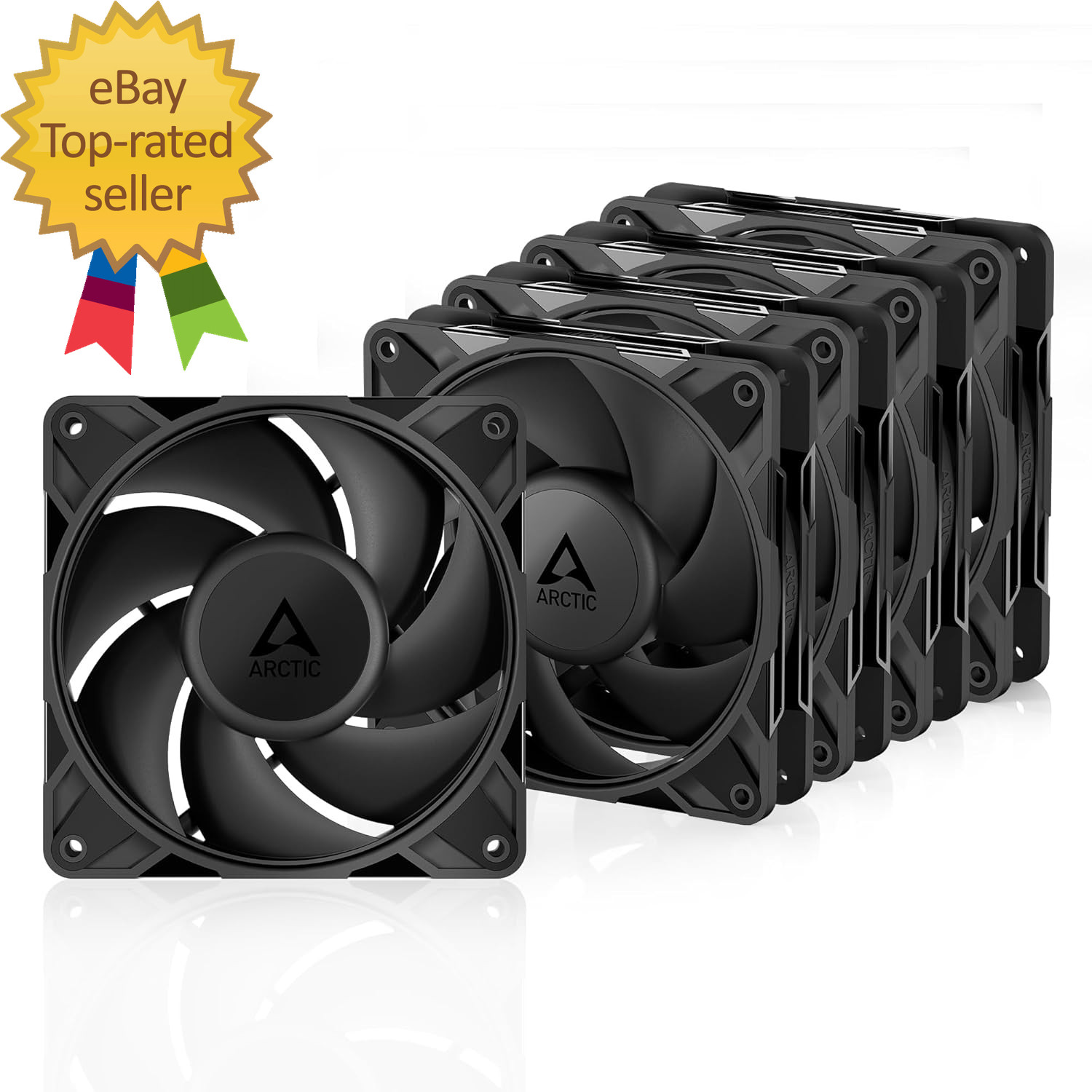 P12 Pro PST 5 Pack Powerful Premium Fan 120 Mm PWM Fan with Y Cable Splitter