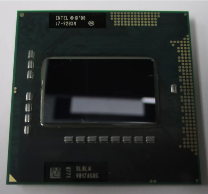 Intel Core i7-920XM 2.0GHz Quad Core 8M SLBLW Socket G1 CPU Processor i7-920XM
