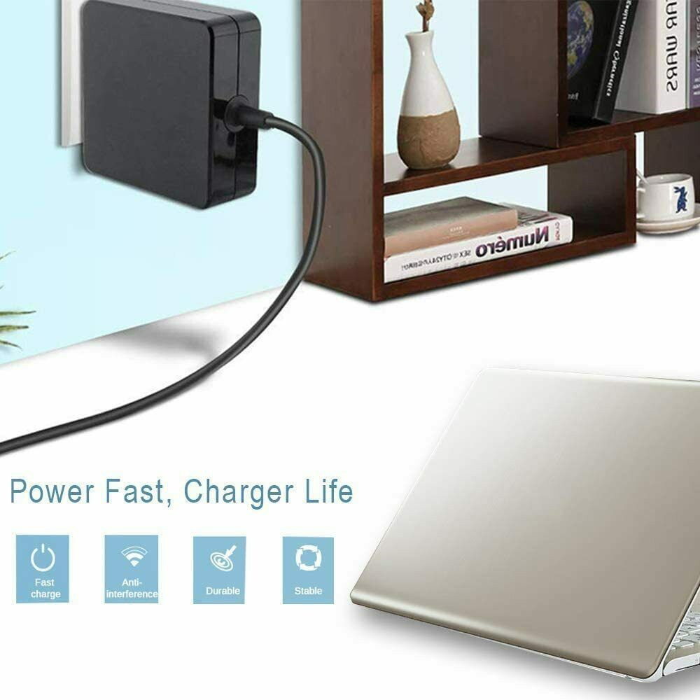 USB-C Type C Charger for Laptop Chromebook Tablet Phone 45w 65w Universal Charge