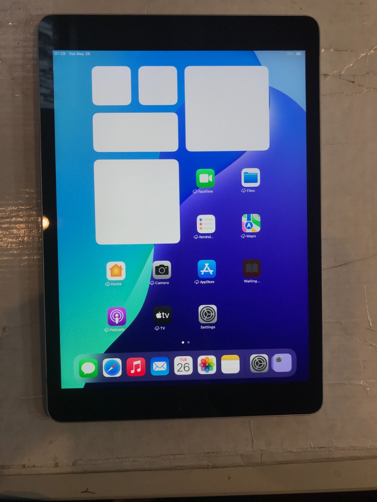 Apple iPad 10.2 9th Gen 64GB Silver MK2L3LL/A USED Read* #339