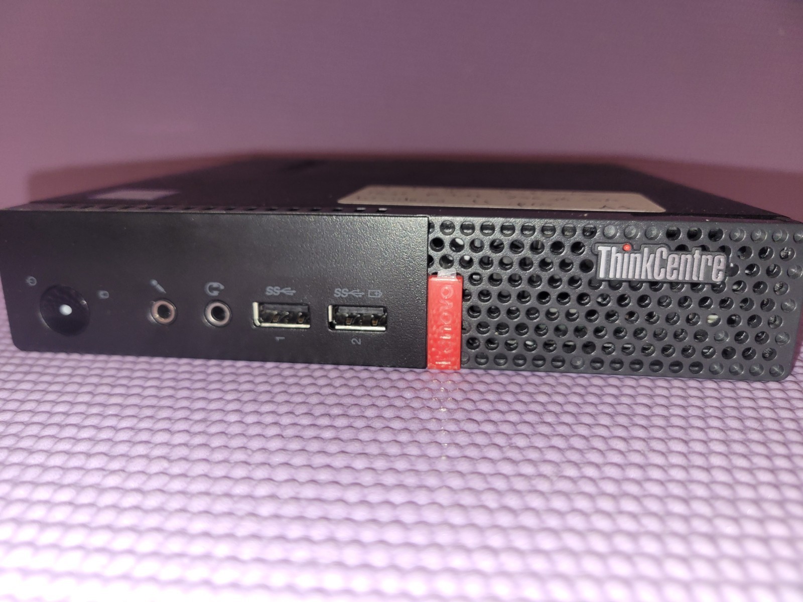 Lenovo ThinkCentre M710q Desktop i3-7100, 16gb RAM, 256gb SSD, No Power Cable