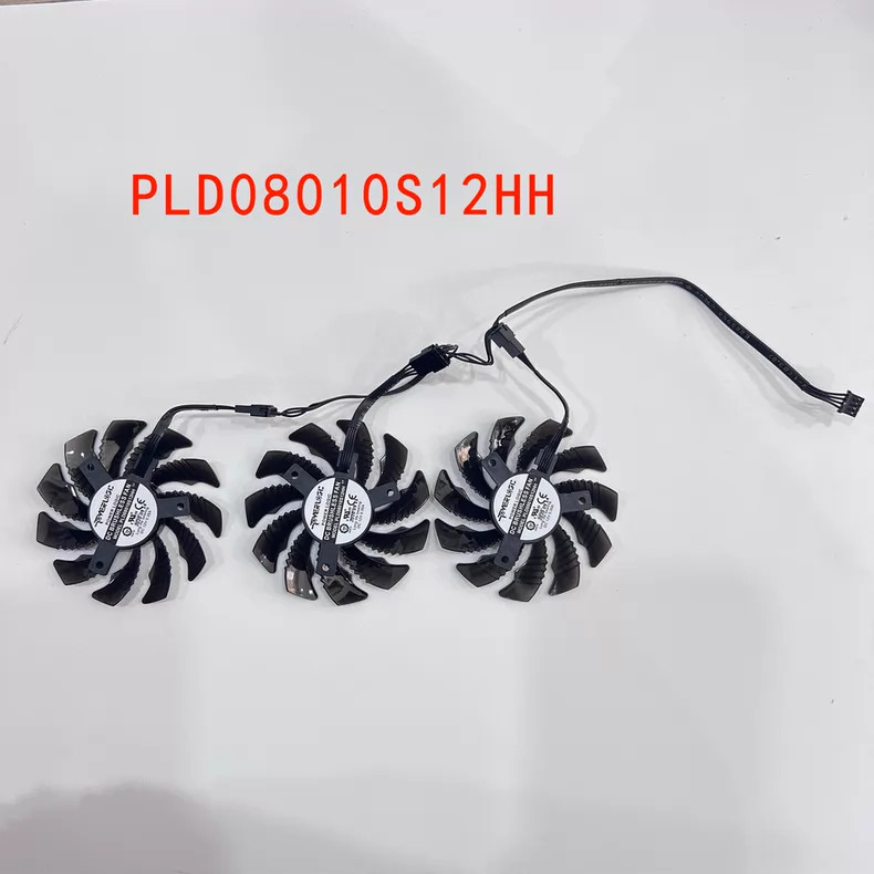 GIGABYTE PLD08010S12HH 78mm 4-Pin Graphics Card Fan Compatible RTX 20 Series