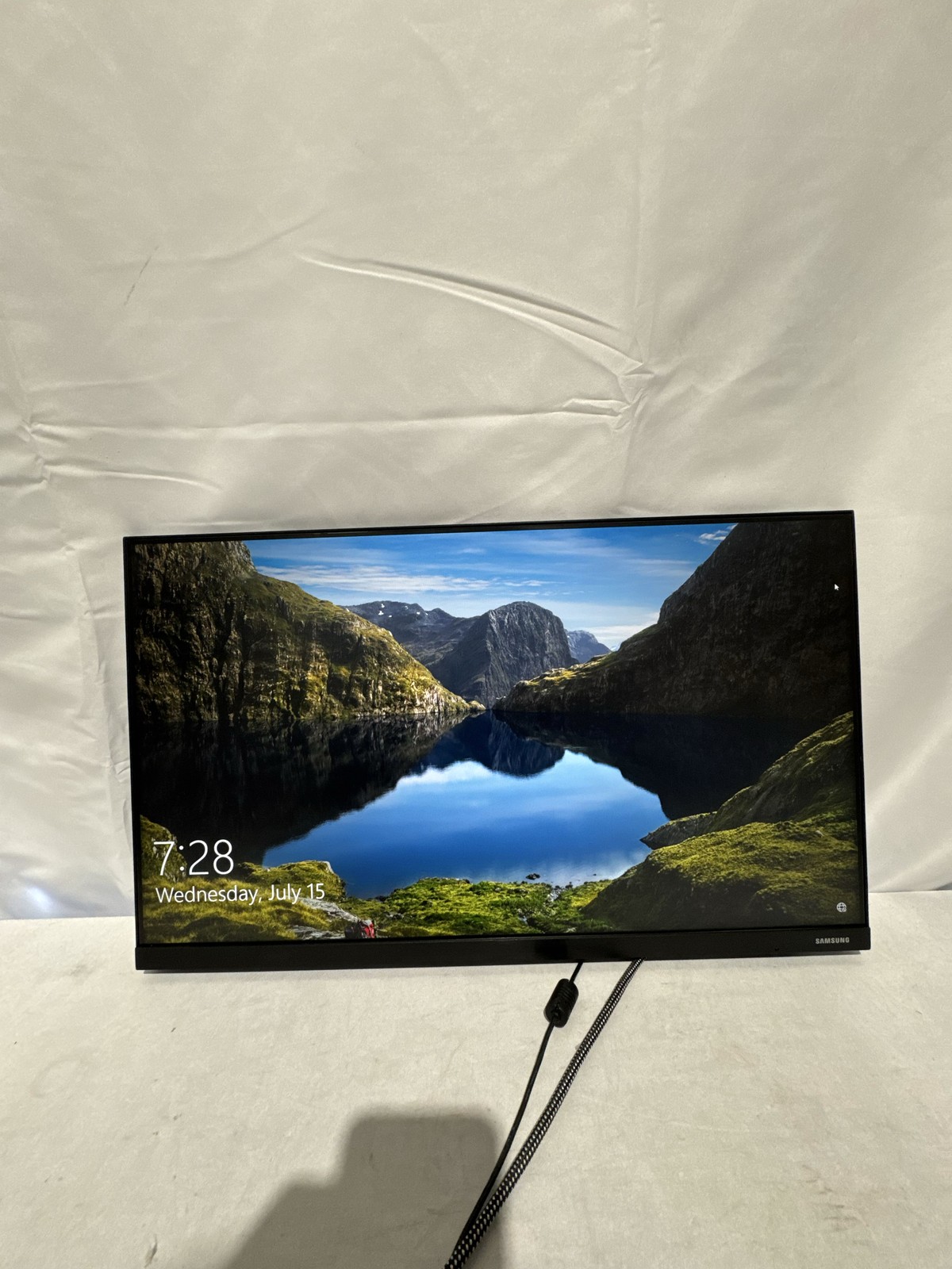 Samsung T350 Series 24in IPS Monitor FHD 1080p 75Hz FreeSync Dark Blue Gray