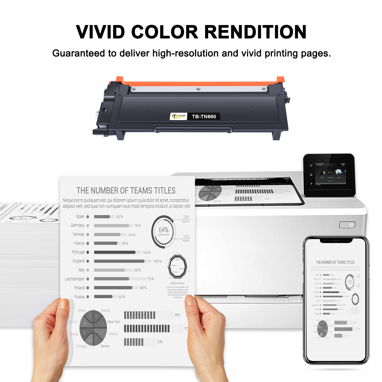 TN660 Toner For Brother DR630 Drum HL-L2340DW HL-L2360D HL-L2300D HL-L2320D Lot
