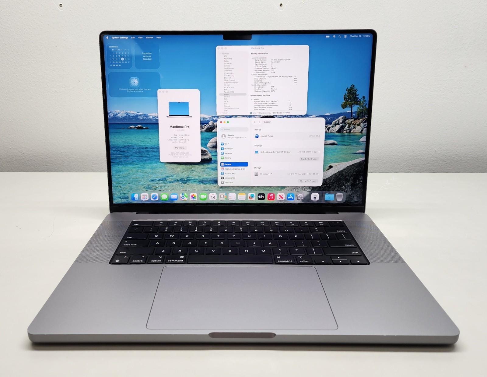 Apple MacBook Pro 2021 16″ M1 Pro 10C/16C 16GB RAM 512GB SSD macOS Tahoe