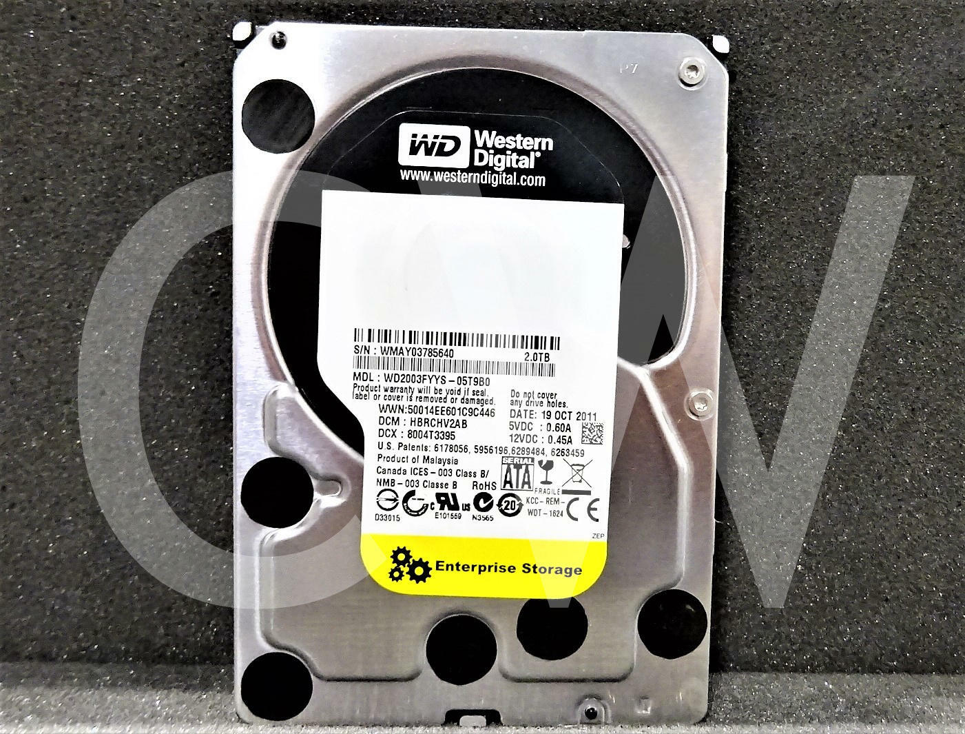 WD2003FYYS Western Digital 2TB 7.2K RPM 3Gb/s 3.5″ SATA HDD Hard Drive