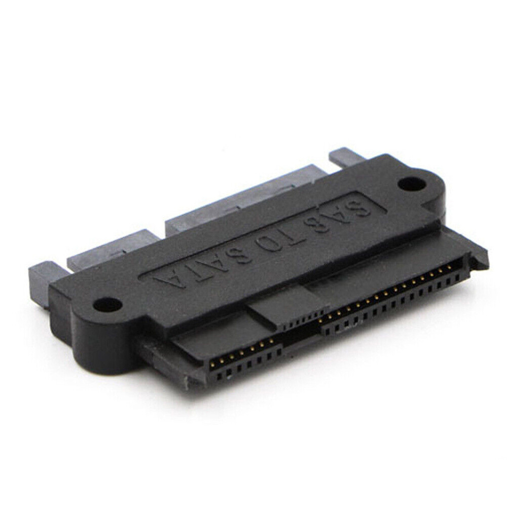 2X SAS to SATA 22-pin Male Converter SFF-8482 Female HDD Hard Drive Raid Adapter