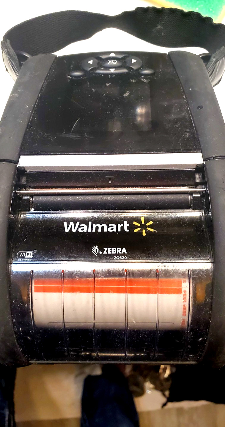 Zebra ZQ620 Label Mobile Printer: ZQ62-AUW1001-W1Z ***Set to Factory Defaults***