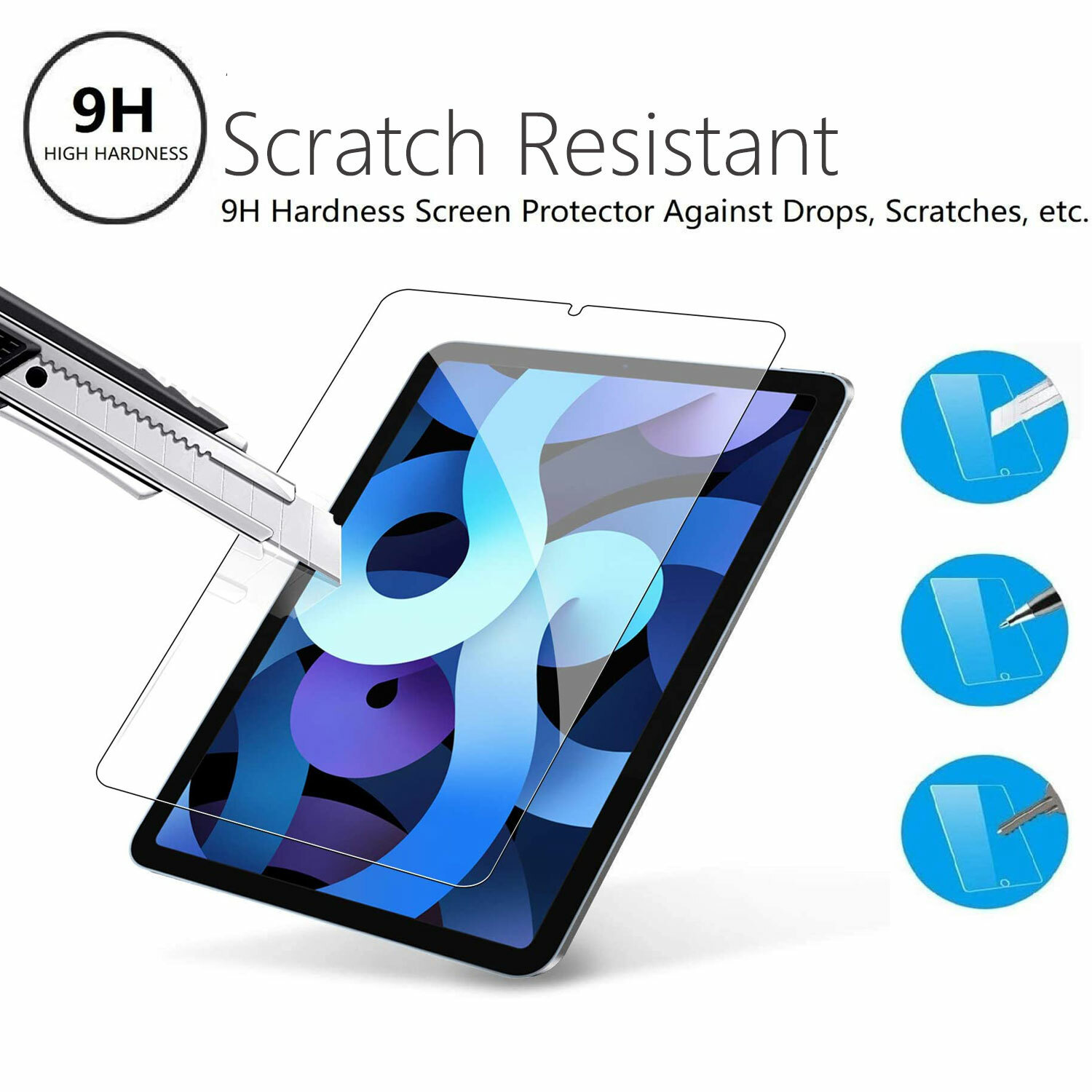 2 Pack For iPad mini 6 Tempered Glass Screen Protector 2021 iPad Mini 6 6th Gen