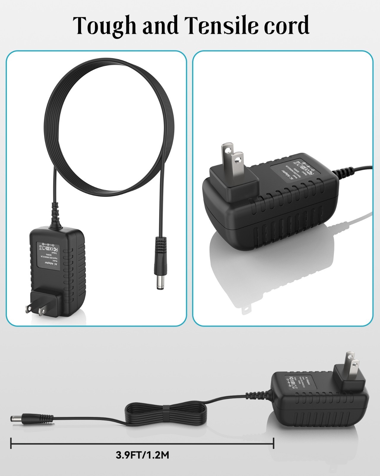 AC Adapter 12V 2A 2000mA 1500mA 1000mA 500mA Driver 10 Tips Converter Inverter