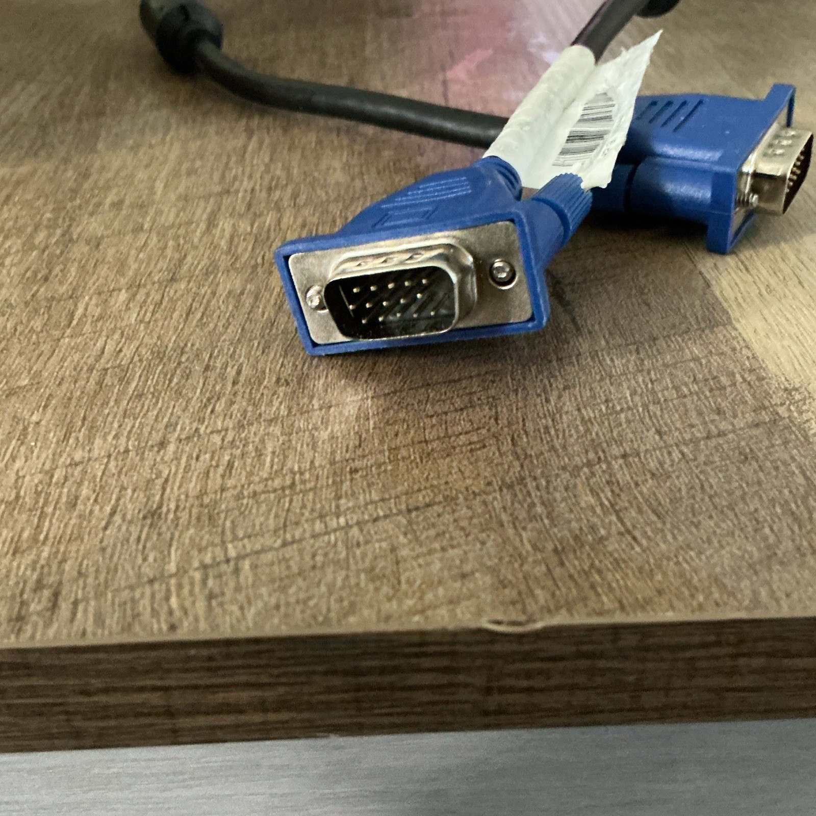 VGA/SVGA 15-Pin D-Sub Male to Male Monitor Cable 4 ft Black/Blue HDP 744-40