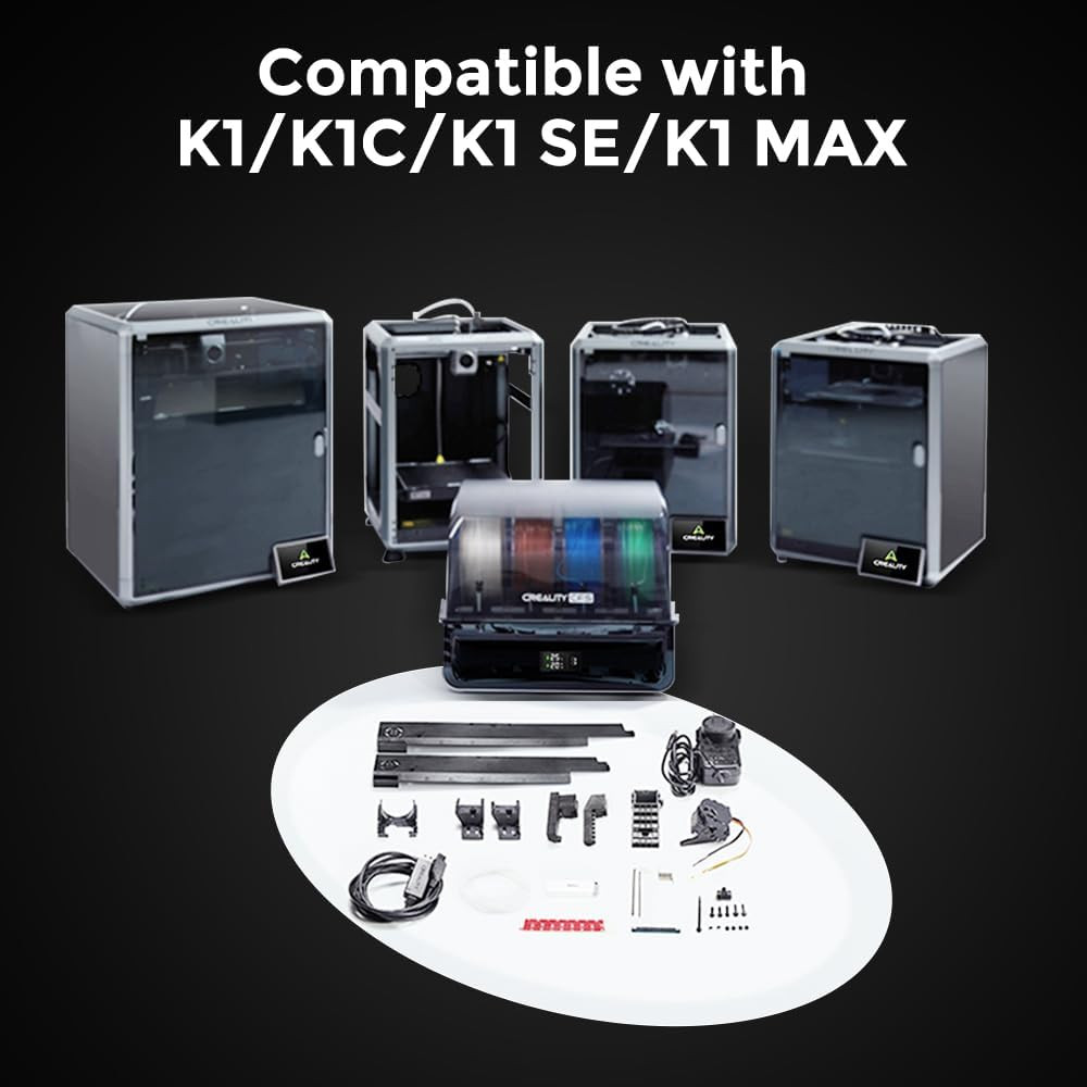 Creality K1 Series CFS Upgrade Accessory Kit for Multi Color 3D Printer, Multi-C