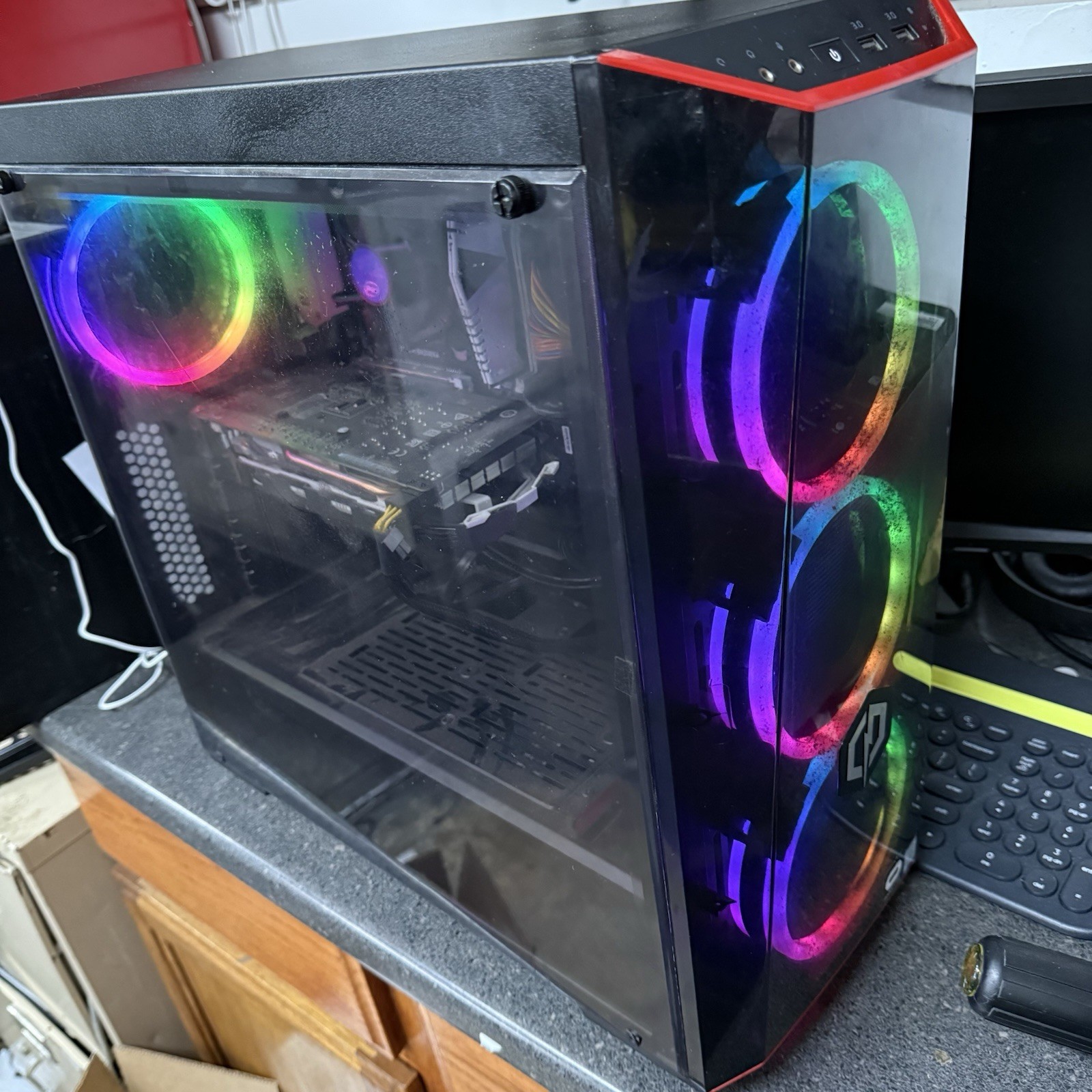 CyberpowerPC C Series PC MSI 8gb Ram 6th Gen I5 Processor 128gb SSD 1060 Card