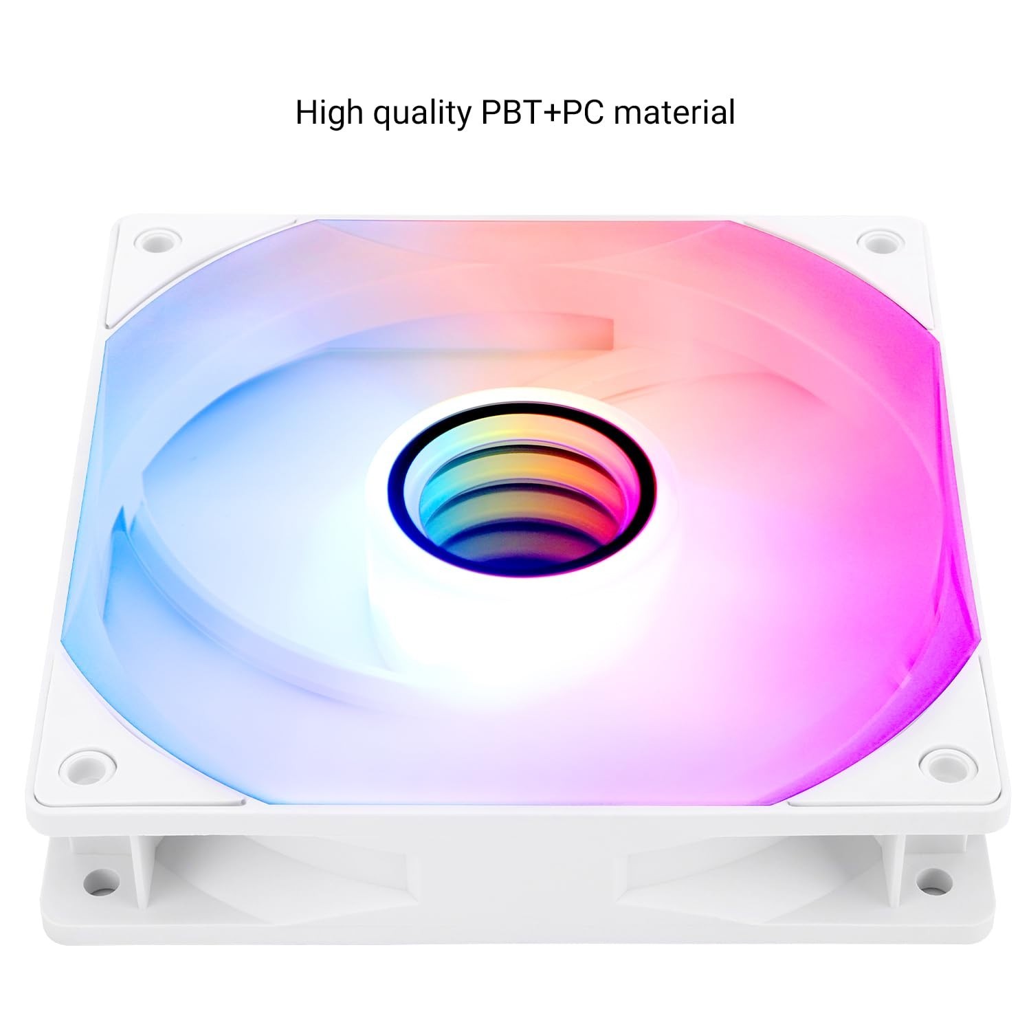Silent 120mm ARGB Cooling Fan for Desktops – 1500 RPM Airflow & Mirror Lighting
