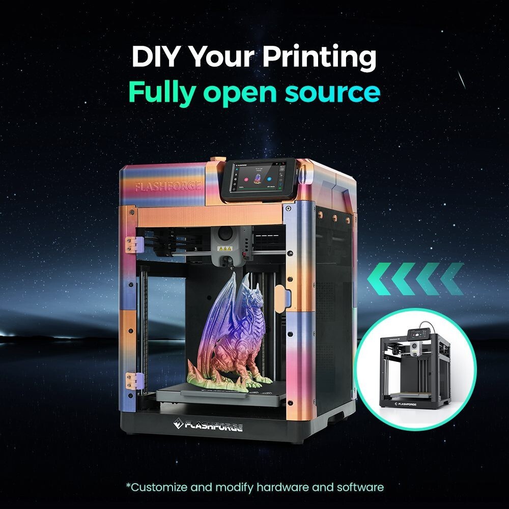 FLASHFORGE 3D Printer Adventurer 5M High-Speed 600 mm/s Auto Leveling WiFi US