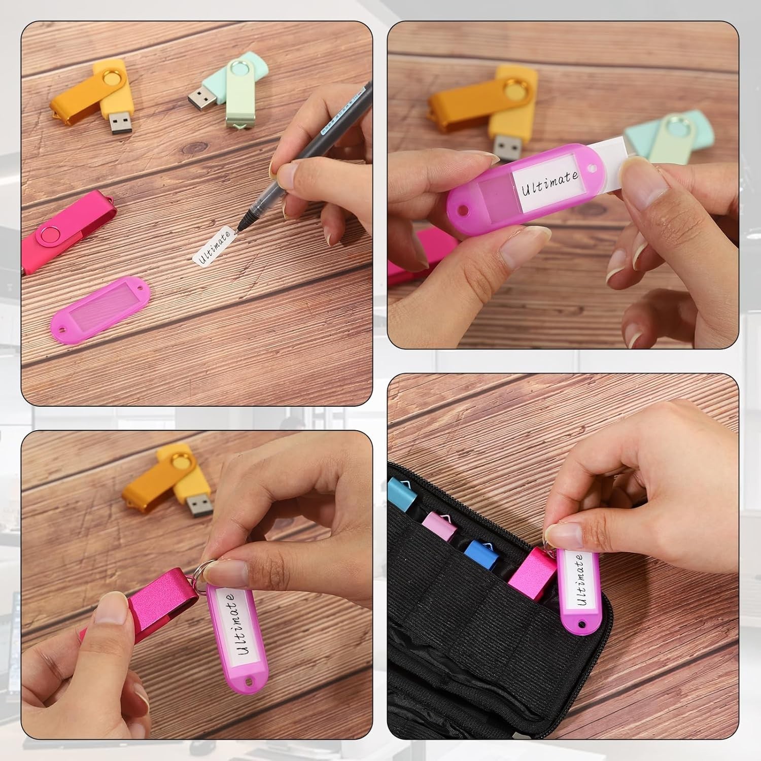 Portable Zippered Neoprene Flash Drive Case – Organize Your USBs with Style