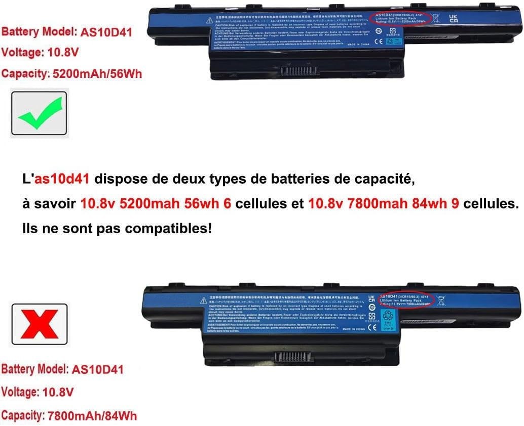 Battery for ACER AS10D31 AS10D3E AS10D41 AS10D51 AS10D61 AS10D71 AS10D73 AS10D75