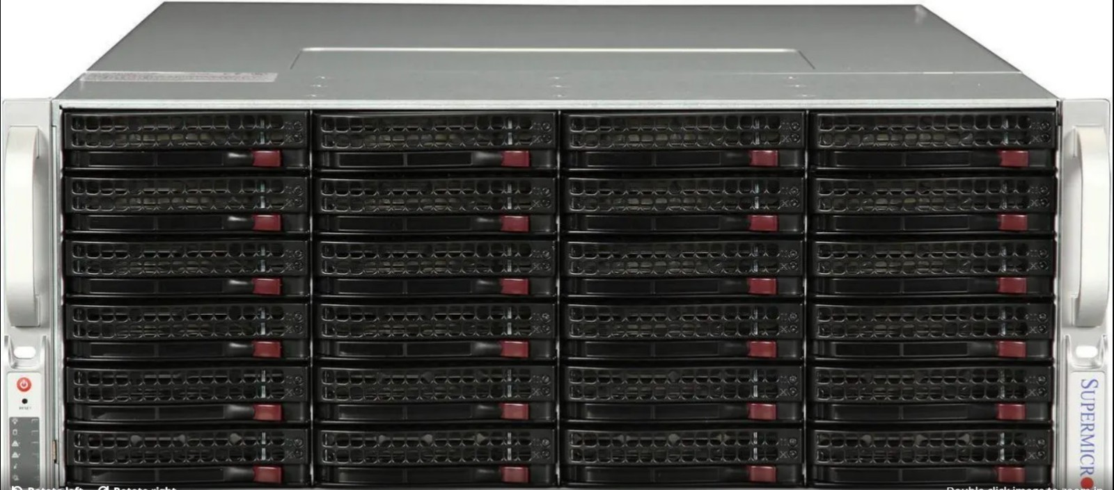 Low Cost 4U NAS 36x LFF 3.5″ Bay VM Cloud Storage Server Xeon 20 Core 256GB RAM