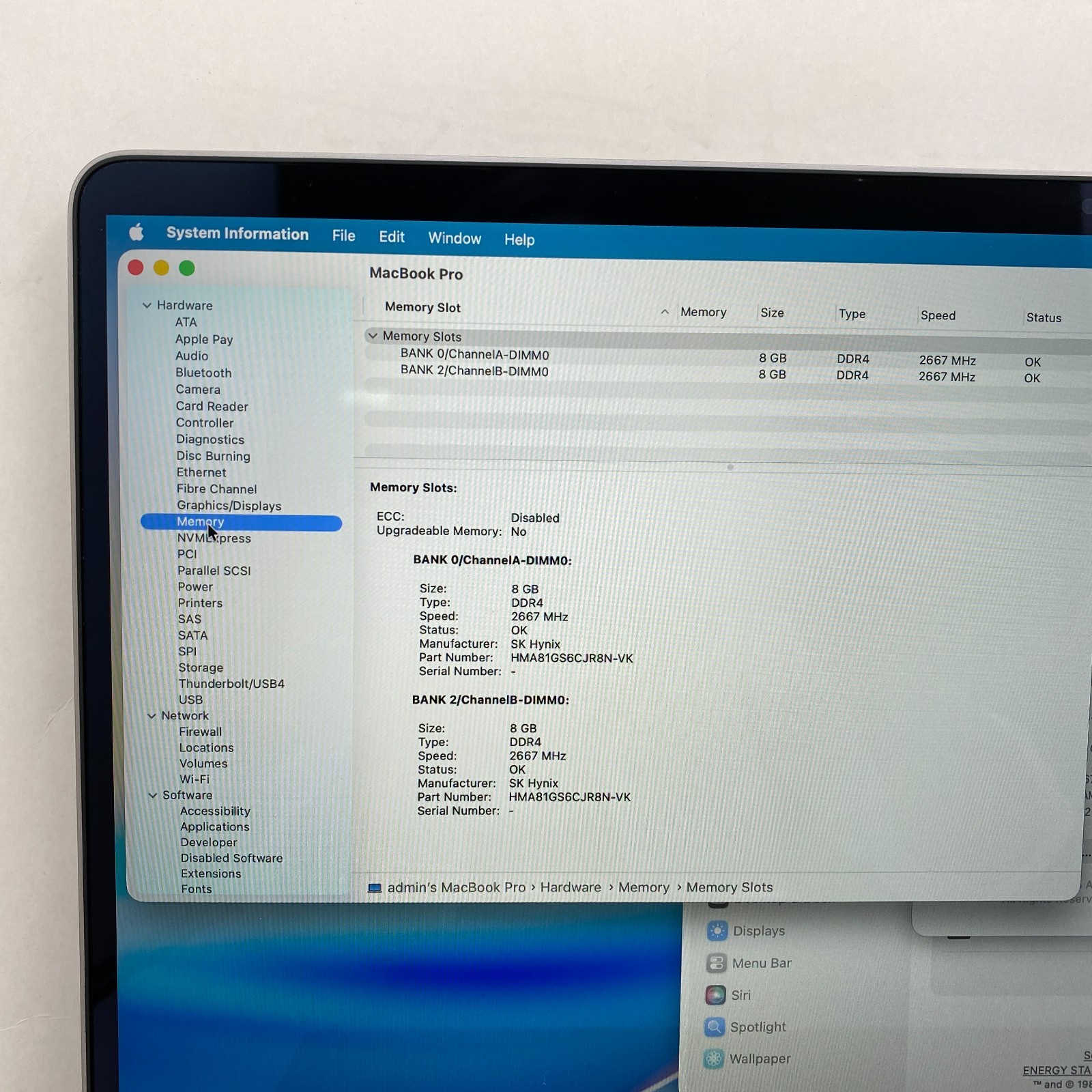 Apple MacBook Pro 16″ Intel Core i7 16GB RAM 1TB SSD – Gray A2141 – Fair Cond.