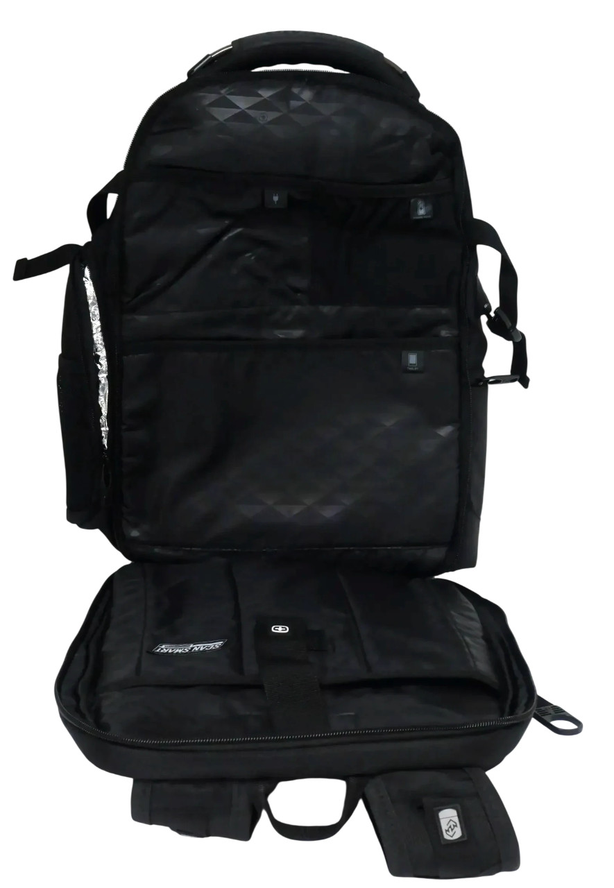 SwissGear ScanSmart Laptop Bag, Black Stealth, Fits 15-Inch Notebook.