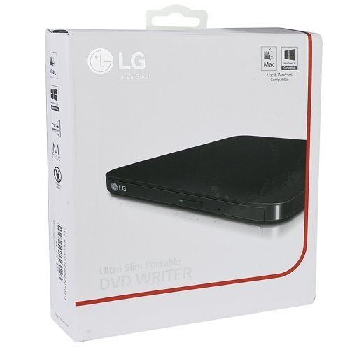 Lg Sp80nb80 8X External DVD Writer DVD±rw Dl Usb 2.0 Ultra Slim Portab Personal
