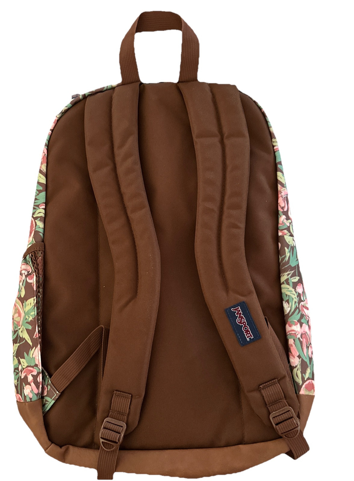 JanSport XL Cool Student Book Bag Backpack Mushroom Laptop Water Bottle