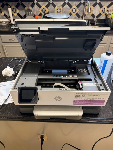 HP Office Jet Pro 8135e all-in-one color printer – Full Ink!!! – Never USED!!!!!