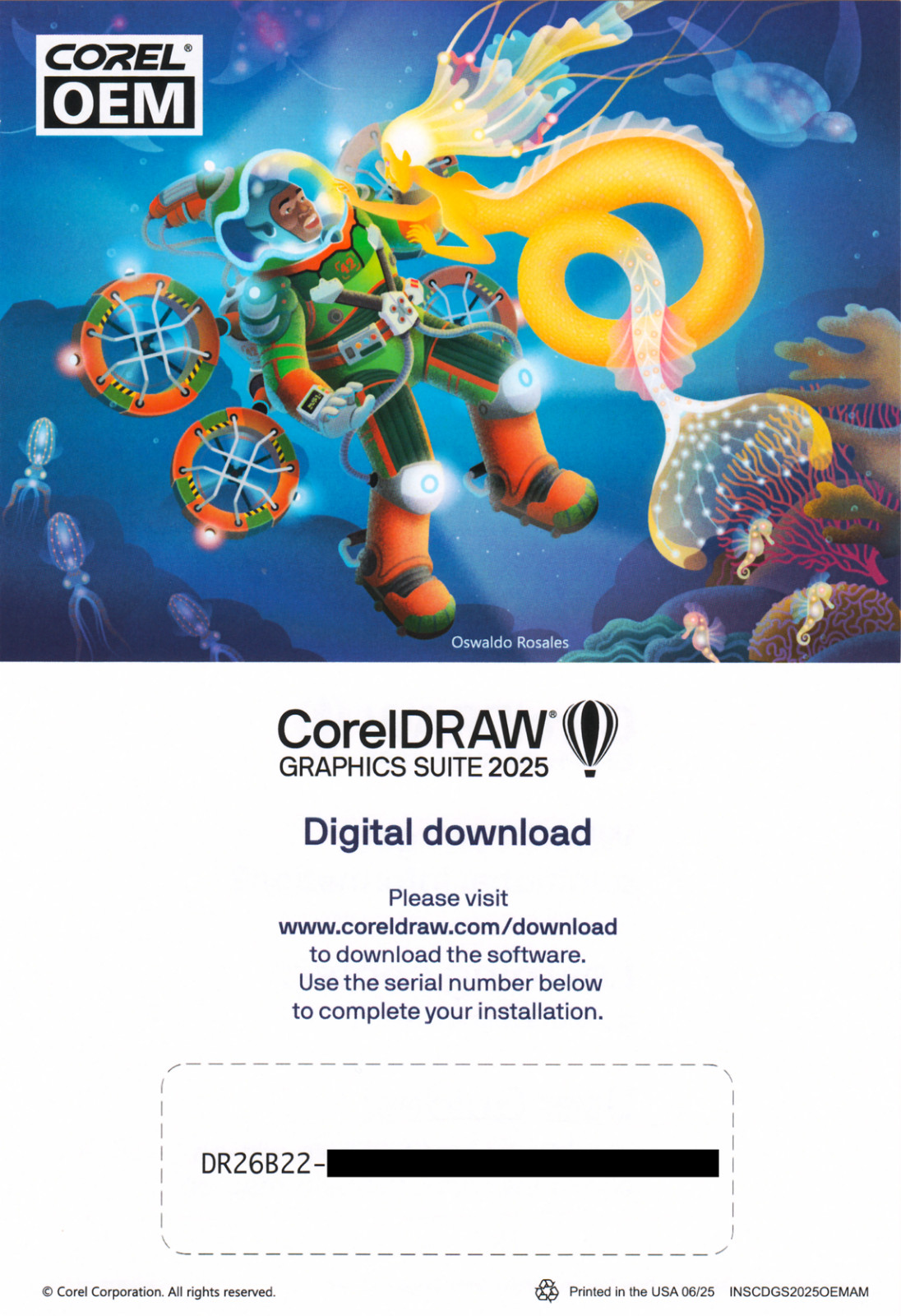 Corel Painter 2022 with CorelDRAW Graphics Suite 2025 Bundle. WIN / MAC