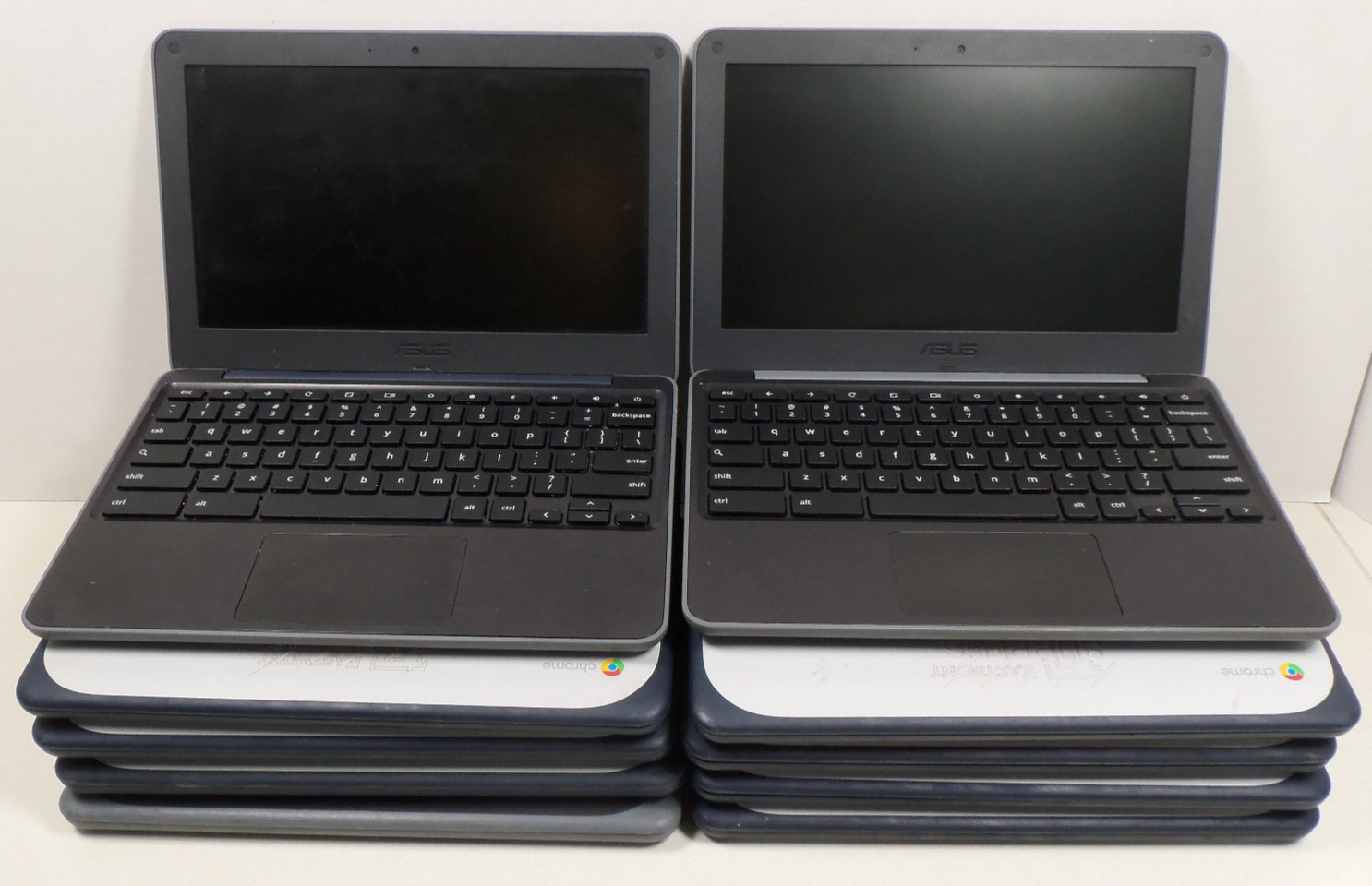 Lot of 10 Asus Chromebook Laptop Computers 11.6″ 16GB 4GB RAM C202S PARTS AS10