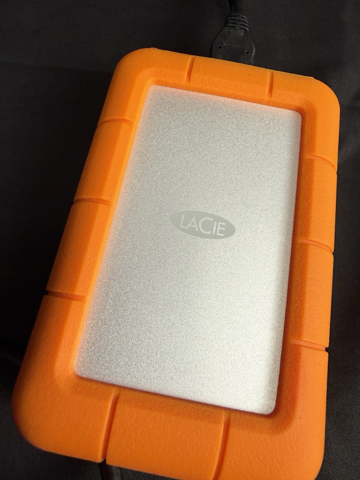 LaCie Rugged 4TB External Hard Drive – USB‑C / USB 3.0 – Shock Resistant