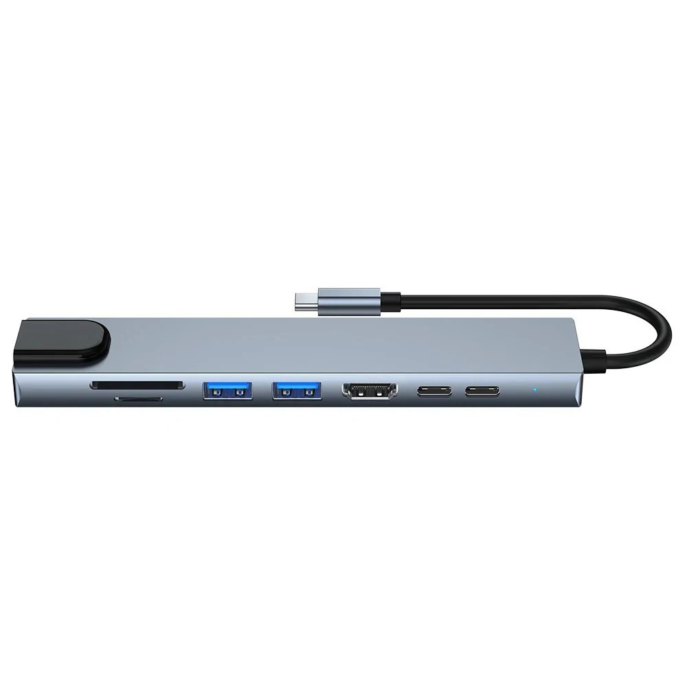 USB C Hub Multiport HDMI 4K Ethernet PD 100W USB 3.0 Adapter