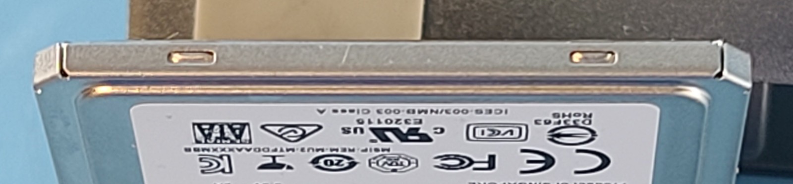 Micron M500DC 1.8 MTFDDAA480MBB 480GB 1.8 SSD Micro-SATA μSATA 6.0 Gbps