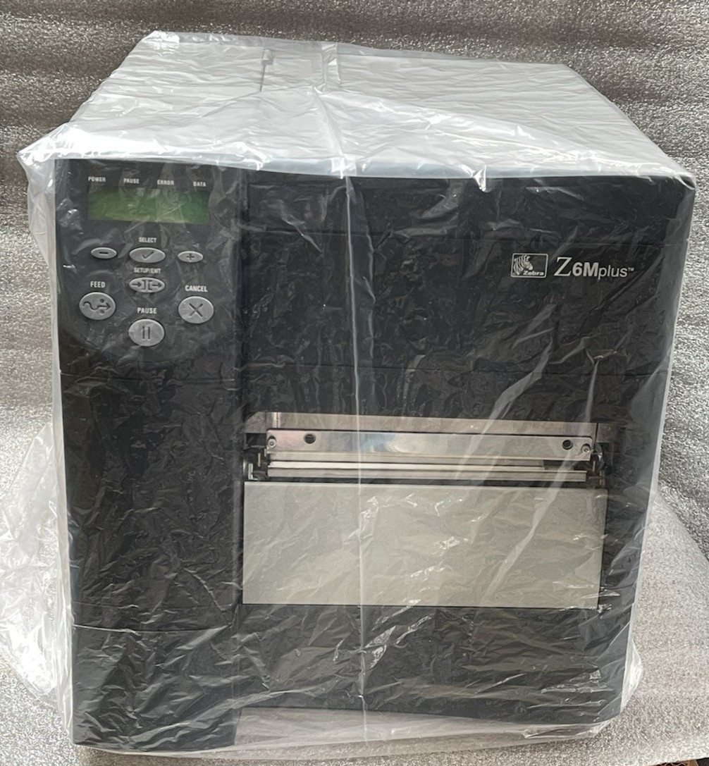 Zebra Z6M plus Barcode Label Printer 203 dpi Ethernet, Serial – Z6M00-2001-0020
