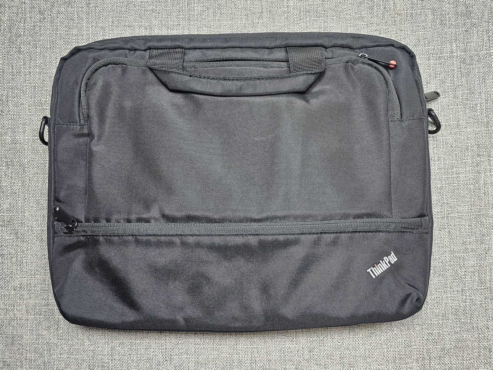 Lenovo ThinkPad Laptop Bag Case Mens Large Black Padded Briefcase Carrying Work