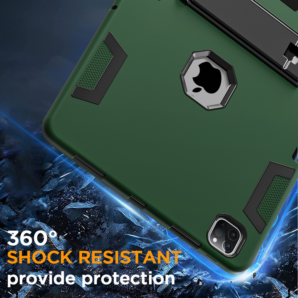 iPad Pro 12.9 inch Case (6th/5th/4th Gen, 2022/2021) Heavy Duty Shockproof Cover