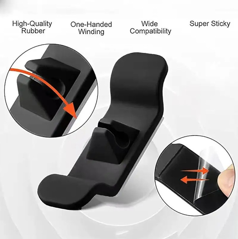 5pcs Cable Winder Organizer Cord Holder Kitchen Appliance Clip