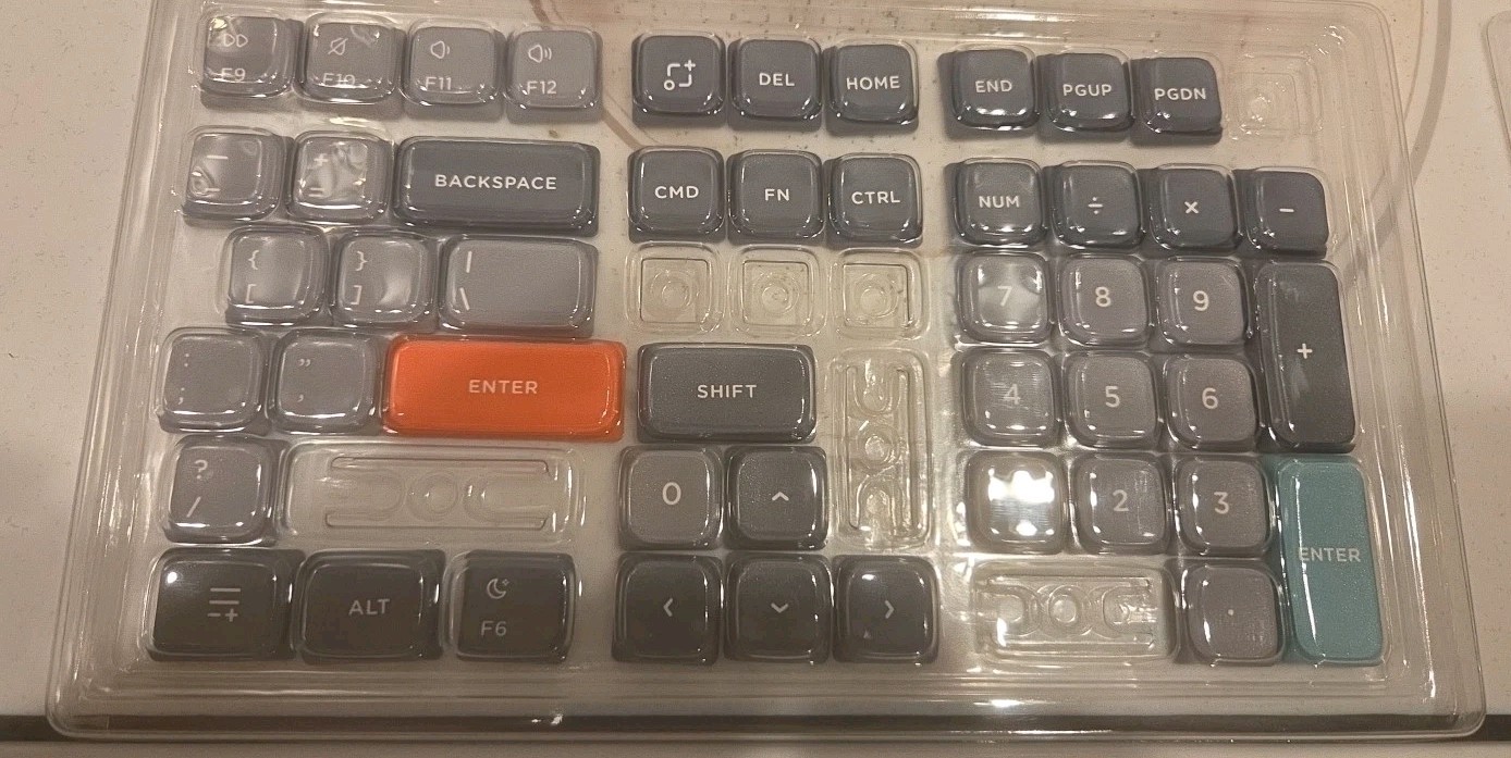 Nuphy nSA PBT Keycaps Set for Air96 Keyboard ANSI Layout 104 Keys Open Box