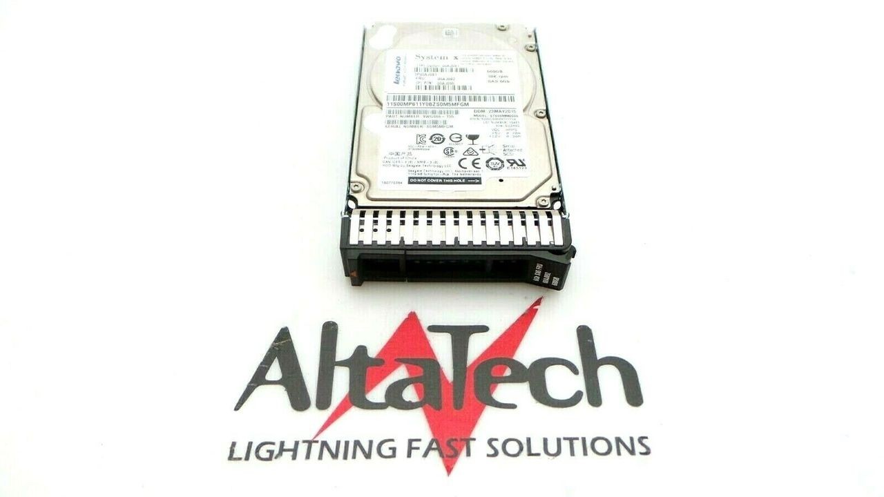 Lenovo 00AJ092 System X 600GB 10K 6GBPS SAS 2.5″ G3HS HDD Hard Disk Drive