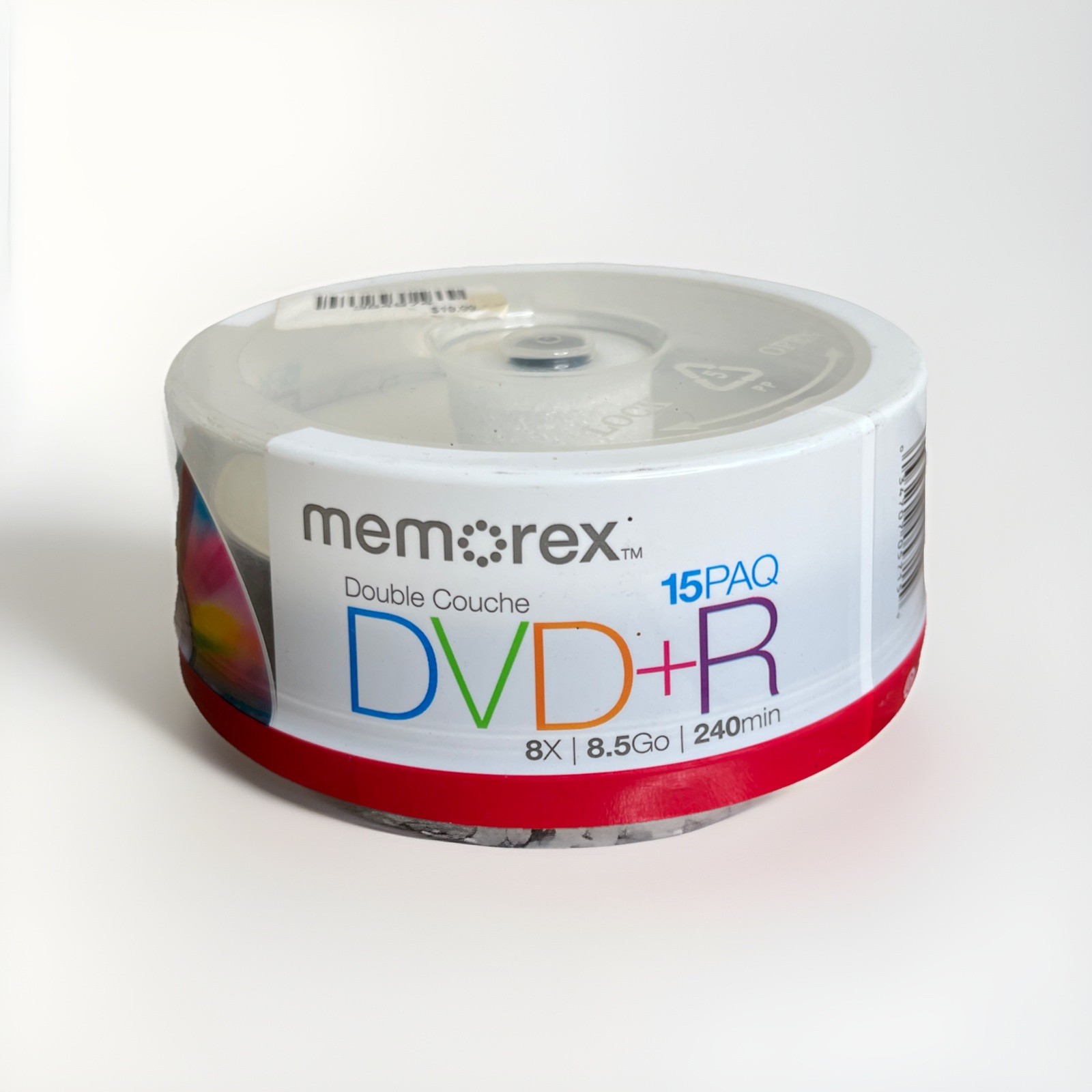 MEMOREX DVD+R 8 X 8.5GB 240 Mins 15 Pack Blank DVDs RW Dual Layer Sealed New