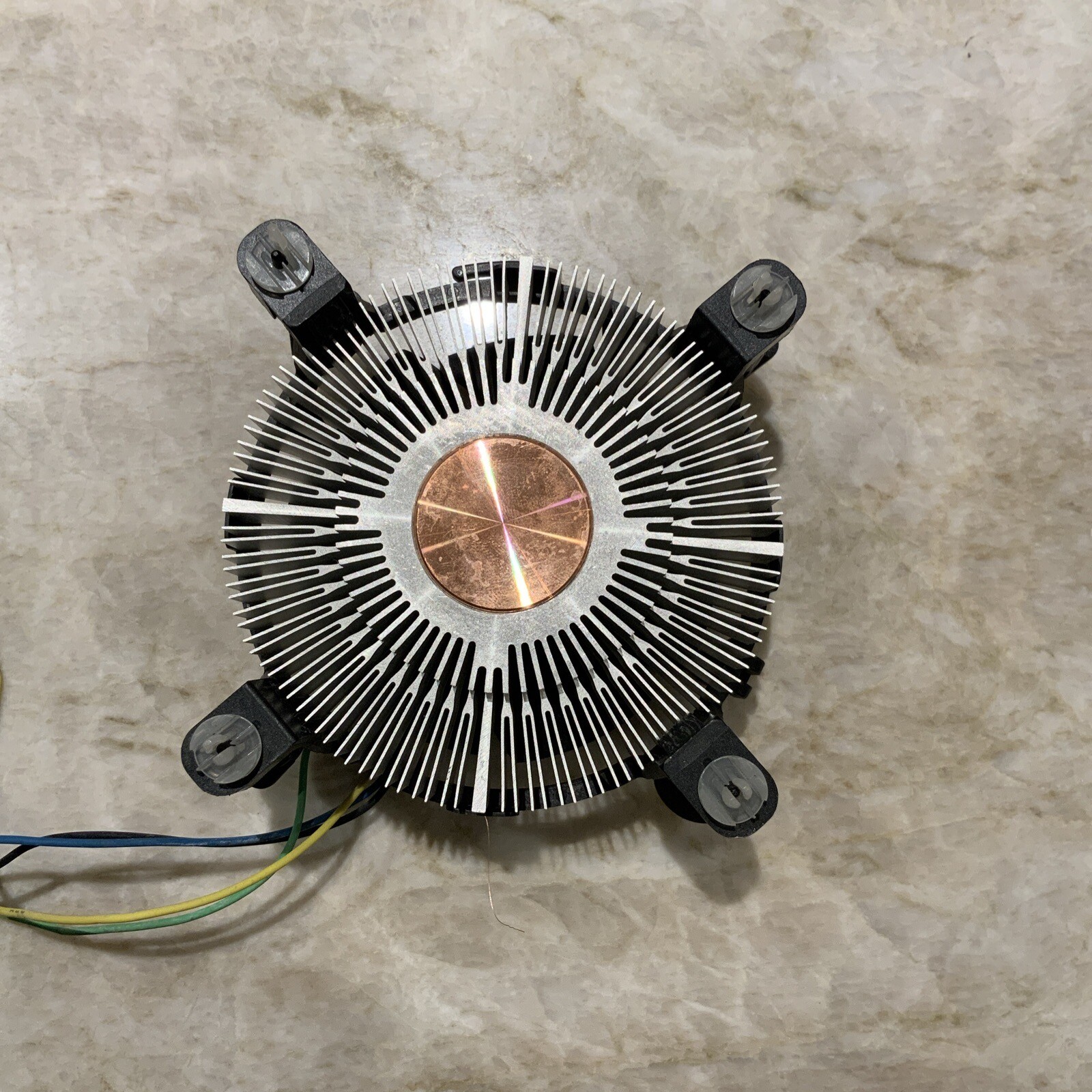 Intel Cooling Fan E97380-001 DC 12V 0.20A NIDEC with 2cm Heat Sink 4 Pin