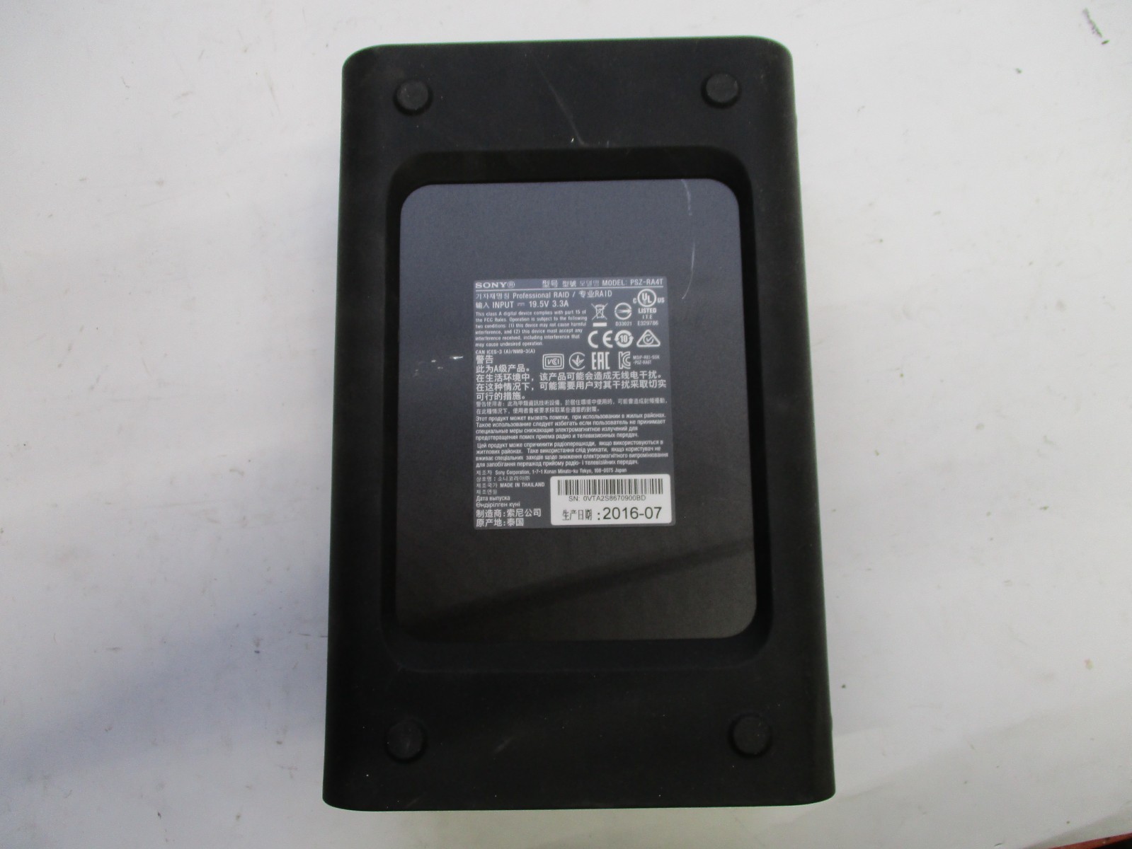 Sony Thunderbolt 2 RAID Array 4TB 6TB 2-Bay USB 3.0 Hard Drive PSZ-RA4T T8 E11