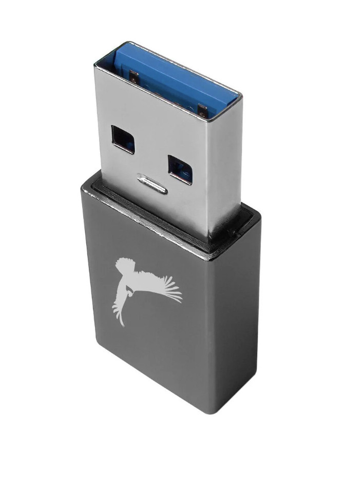 Kondor Blue Lot of 2 USB-C Female to USB-A Male 3.0 Adapter 5 Gb/s KB_USBCA_A
