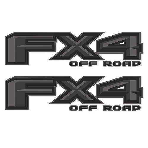FX4 Off Road Decal Replacement Premium Series (BLACK and Metallic Finish)