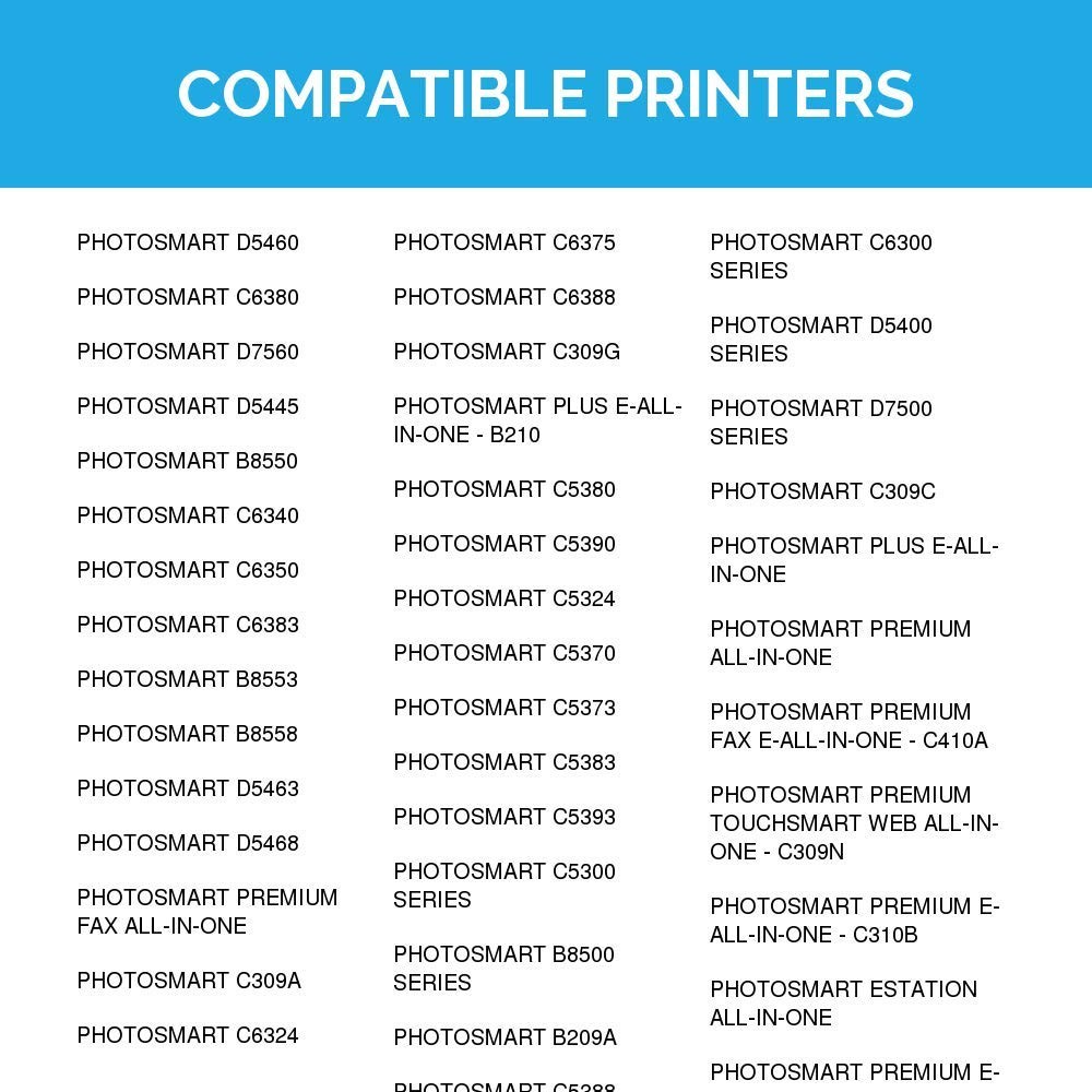 5PK 564XL 564 XL for HP BLACK COLOR Print Ink Cartridge Photosmart 6520 6521 209