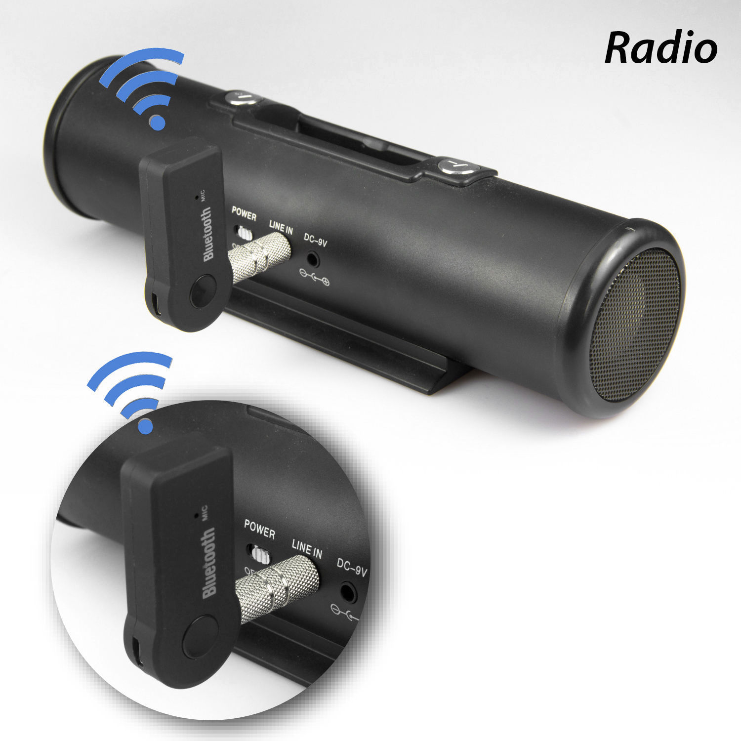 Wireless Bluetooth Receiver 3.5mm AUX Audio Stereo Music Home Car Adapter TO