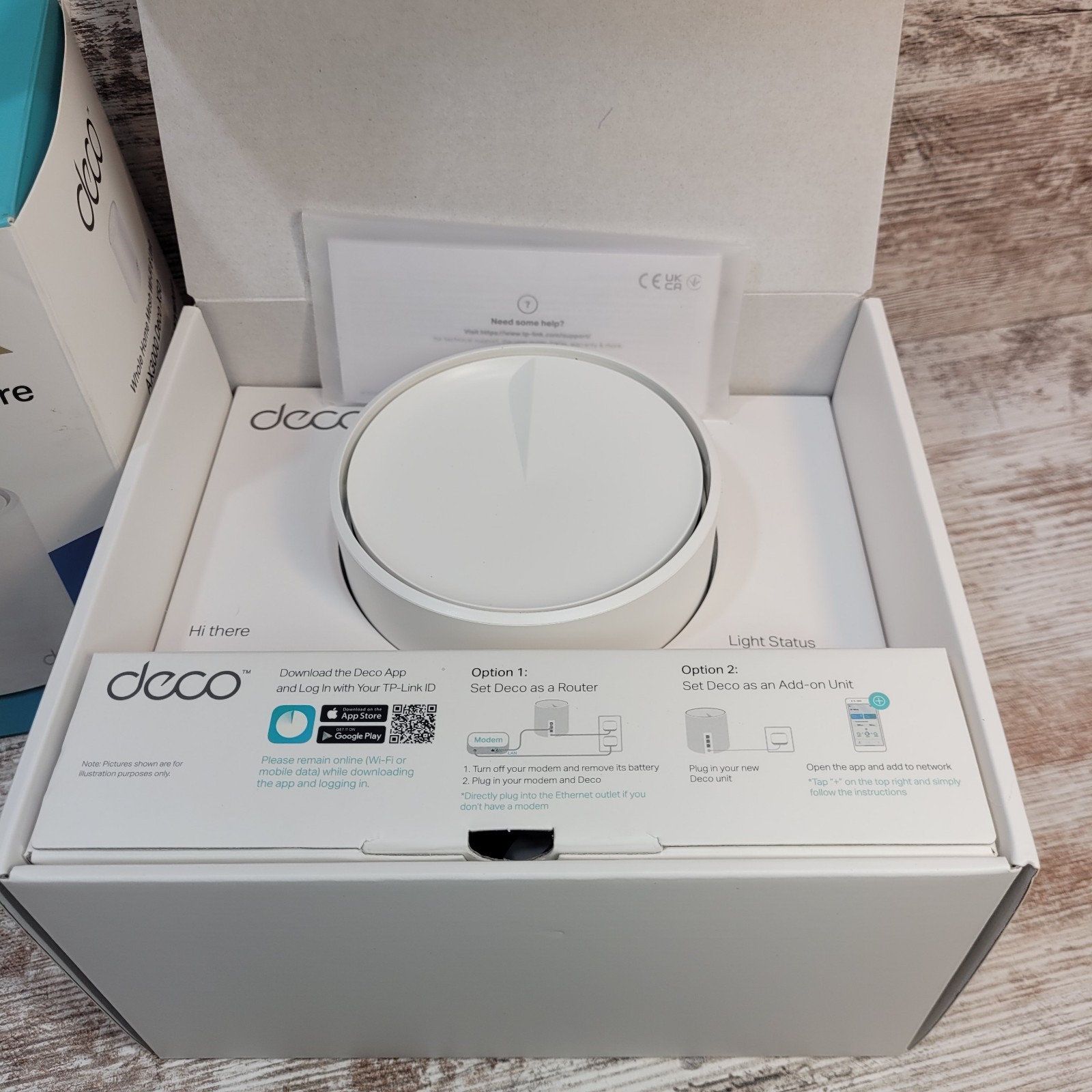 TP-Link Deco X50 AX3000 Wi-Fi 6 Whole Home Mesh Router Single Unit