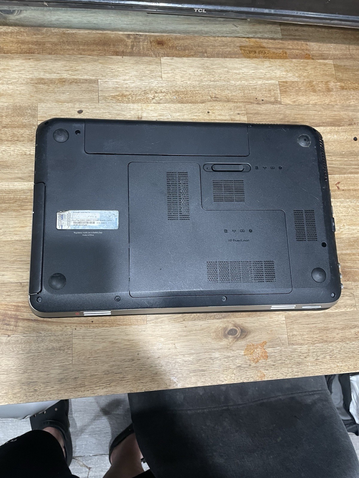 HP Windows 7 Intel Core 2 Duo P8400 16 in screen, Laptop FOR PART ONLY X16-96072