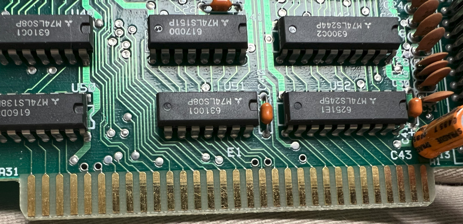 Vintage Original Hercules Model GB102 8-bit ISA Monochrome Graphics Card -Tested